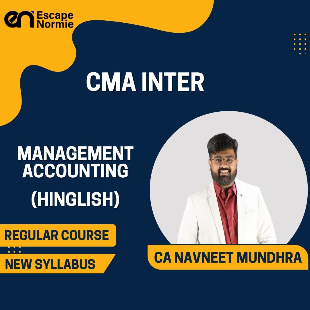 CMA Inter Gr-2- CA Navneet Mundhra(Management Accounting)