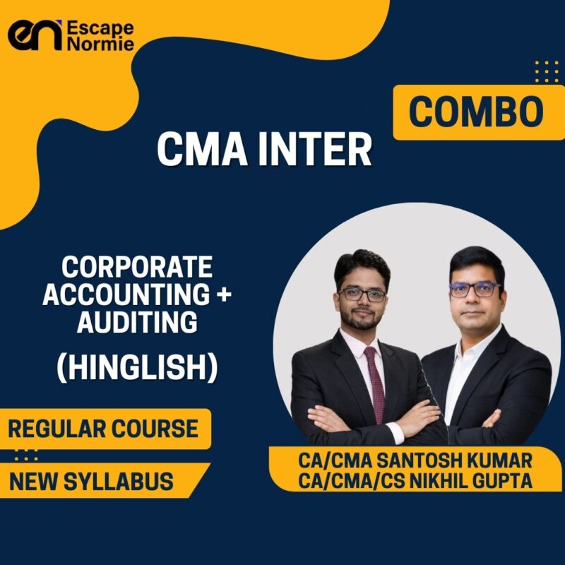 Combo-CMA Inter-Corporate Accounting & Auditing-Regular-Hinglish