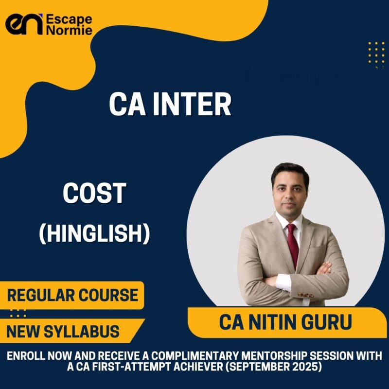 CA Nitin Guru (Cost-Regular-New Recordings-Hinglish)