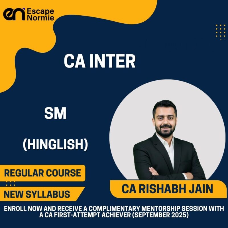 CA Rishabh Jain (SM-Regular-Live + Recorded Batch-Hinglish)
