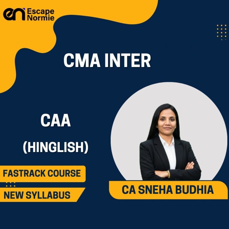 CA Sneha Budhia (CAA-Fastrack-Hinglish)