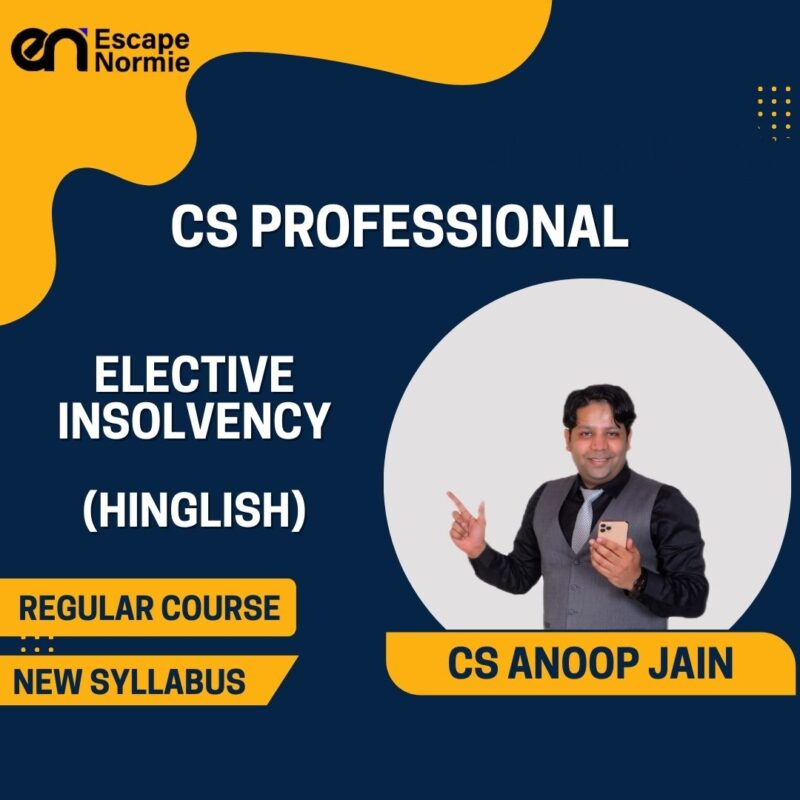 CS Anoop Jain (Elective Insolvency-Regular-Hinglish)