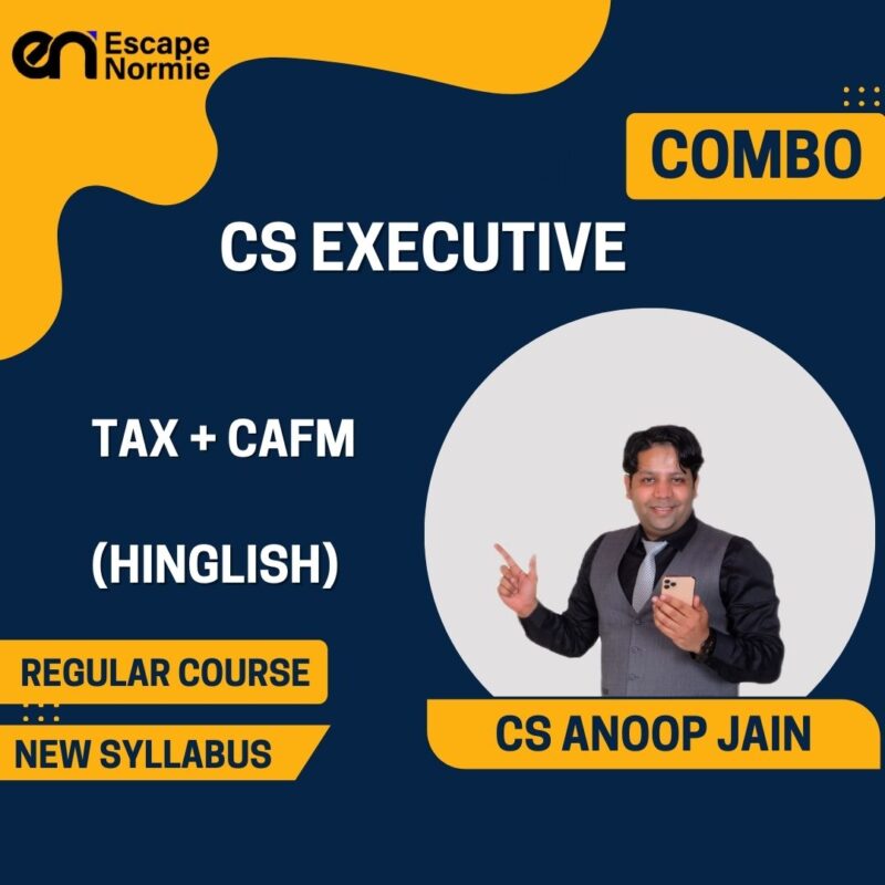 Combo-CS Executive- Tax Laws & CAFM-Regular-Hinglish