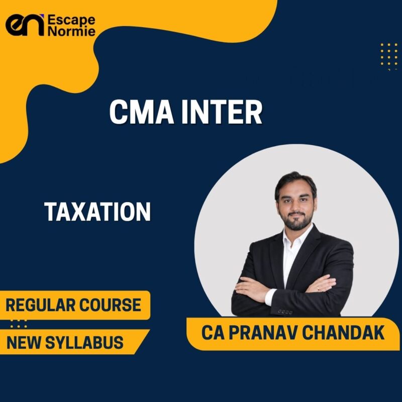 CA Pranav Chandak(Taxation-Regular)